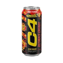 Bebida Energética Pre-Entreno Cellucor C4 Ultimate Energy Fruit Punch 473ML