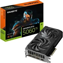 Placa de Vídeo Gigabyte Geforce RTX 5060 Ti Windforce Oc Edition 16 GB GDDR7 (GV-N506TWF2O-16GD)