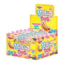 Marshmallow Las Delicias Malva Dog Caixa 24X15G