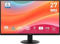 Monitor 27" MSI Pro MP272L FHD Ips/ 100HZ/ 1MS/ 100% SRGB/ DP/ HDMI Black