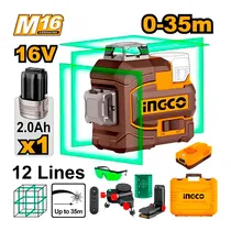 Nível A Laser Ingco HLL301201 – 16V / 1 Bateria 2AH