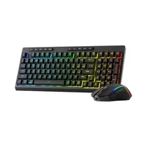 Kit Teclado + Mouse Redragon S142 Rylo Pro Combo RGB Negro