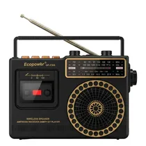 Radio Ecopower EP-F303 BT/USB/SD/Panel Solar - Gold