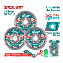 Kit de 3 Discos Total TAC511153 – para Corte Seco