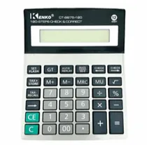 Calculadora Kenko KK-8875-12 12 Digitos BLK/Gold