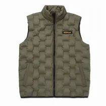 Chaleco Cat Hombre Foundation Bonded Insulated Verde Masculino