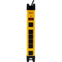Filtro de Energia Forza FSP-806 6 Tomadas 2200 W - Amarelo/Preto