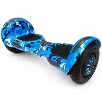 Scooter Elétrico Audisat Urban Max X 10" Bluetooth/Speaker - Camouflaged Blue + Bolsa (1 Mês de Garantia)