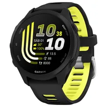 Smartwatch Garmin Forerunner 170 Music 010-03920-10 de 42.6MM com Amoled 1.2 / 4GB / GPS / 5 Atm / Bluetooth / Wi-Fi - Black