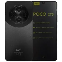 Celular Xiaomi Poco C75 Dual Chip 256GB 8G Dubai Negro