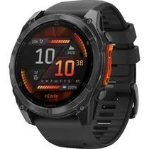 Relógio GPS Garmin Fenix 8 51MM Amoled - Slate Gray/Black (010-02905-00)