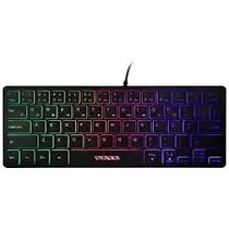 Teclado Sate Gamer Multimedia AK840 RGB USB PT - Black