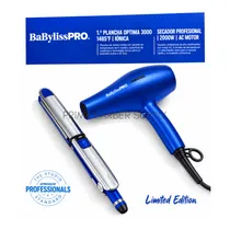 Babyliss Limited Edition Plancha Optima 3000 + Secador Profesional 2000W Azul BNTBLPP48UZ
