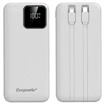 Ecopower Cargador Portatil EP-C823 12000MAH Blanco