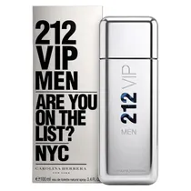 Perfume Carolina Herrera 212 Vip Eau de Toilette Masculino 100ML