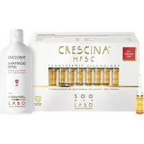 Kit Tratamento para Recréscimento Capilar Labo Cosprophar Crescina HSFC 500 Man - 20 Ampolas + Shampoo 200ML
