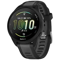 Relógio Smartwatch Garmin Forerunner 165 Amoled - Preto / Cinza (010-02863-20)