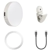 Luz LED Anular Godox LR15BI Bicolor para Celular - Branca