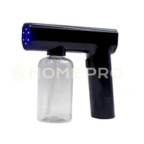 Pistola de Pulverização Portátil com Luz Azul de Vapor USB Recarregável Auto Atomizador Co