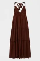 Pullandbear 7392 358 700 Vestido Brown M