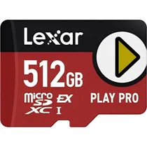 Lexar Memoria Micro SDXC 512GB Play Pro V30 900MBS B LMSXPS0512G-BNNNG