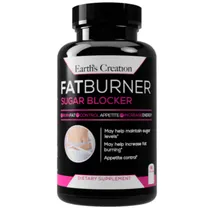 Earth's Creation Fat Burner Sugar Blocker com 90 Cápsulas