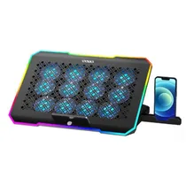 Cooler p/NB Satellite A-CP43 17"" LED RGB Negro