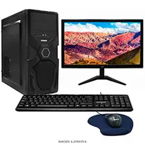 PC Montado Intel Core i5 2400 de 3.3GHZ 8GB de Ram / 120GB SSD + Monitor / Mouse / Mousepad / Teclado - Preto