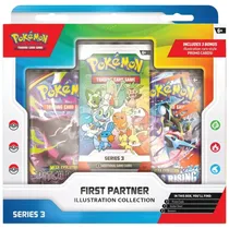 Jogo de Cartas Colecionáveis Pokemon First Partner 10-10410-108 (3 Pack)