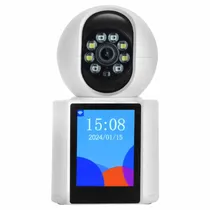 Câmera IP Sate A-CAM011M com Monitor HD 2.8" Wi-Fi 2V - White