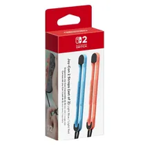 Kit 2 Straps para Joy-Con Nintendo Swith 2 - Azul e Vermelho