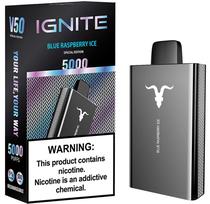 Vaper Descartavel Ignite V50 Special Edition 5% Nicotina 5000 Puffs - Blue Raspberry Ice