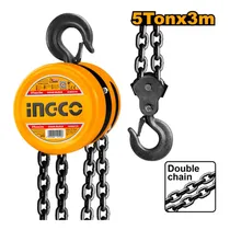 Talha Manual Ingco HCBK0105 – 5 Ton / 3 Metros