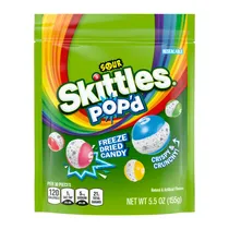 Bala Mars Skittles Popd Sours Pacote 5.5OZ 155G