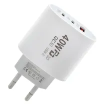 Carregador MO-HC40 40W s/Cable USB-C/USB-A