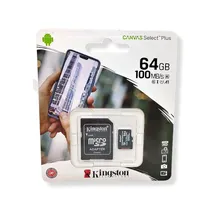 Memoria Micro SD Kingston 64GB SDS3 Canvas Select Plus 100MB