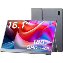 Monitor Portátil Gamer Arzopa Z3FC Ips 16.1" QHD 180 HZ - Cinza