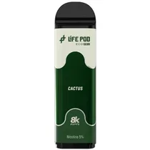 Vaper Desechable Life Pod Eco Pro 8K Puffs - Cactus