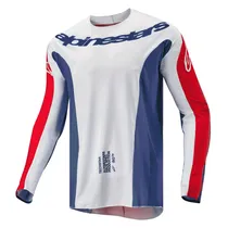 Jersey Alpinestars Techstar Pneuma - Blue Mars Red White / XXL