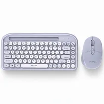 Teclado Wireless FTX FTXGK01 Bluetooth (Español) + Mouse - Lila