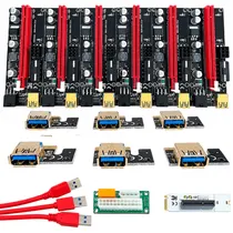 Kit Mineradora ATX 24PIN Molex p/ 6 GPU