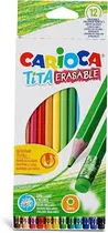 Carioca 42897 L.de Color Erasable 12PCS