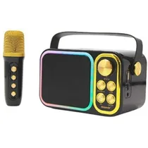 Speaker Ecopower EP-2112 10W/ BT/ USB/ Aux/ SD/ FM/ Microfono - Negro