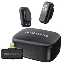Microfone Wireless Hollyland Lark A1 Mini Duo Lightning - Space Gray