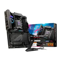 Placa Mãe MSI MPG X870E Carbon, AMD Socket AM5 ATX, DDR5, Wi-Fi 7, Bluetooth 5.4, Preto - MPG X870E Carbon Wifi