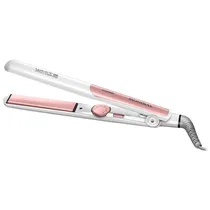 Prancha para Cabelo Mondial White Rose Line P-50 - 45W - Bivolt - Branco e Rosa