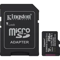 Memória Micro SD Kingston Canvas Select Plus 150 MB/s Uhs-I C10 256 GB - (SDCS3/256GB)