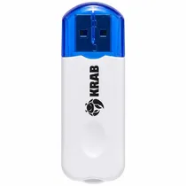 Adaptador p/Audio Krab KBDRBT2 Bluetooth USB Branco