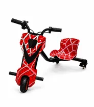 Triciclo Scooter Elétrico Drift Infantil Midi Pro MDP-65 (6,5”) – Red Spider (Capacete e Kit de Proteção)