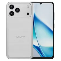 Celular Hotwav A17 Pro Max 128GB 3GB Ram Dual Sim Tela 6.75" - Prata (Global)